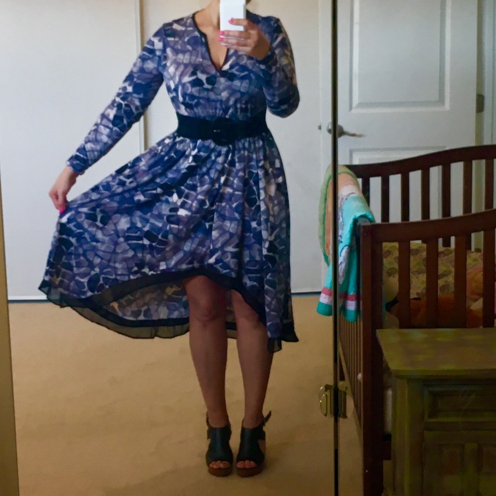 Simply Vera Hi-Lo Dress -sz M